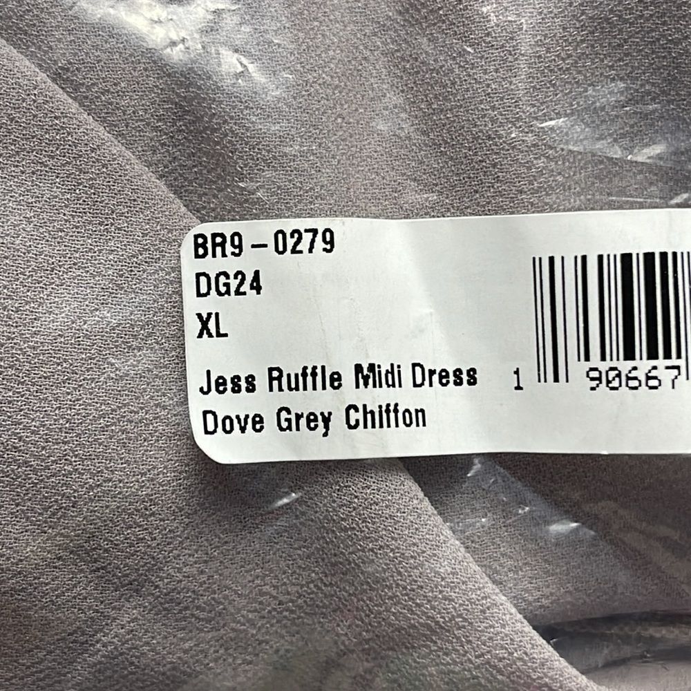 NWT Show me your MuMu Jess Ruffle Midi dress size XL - Picture 3 of 6